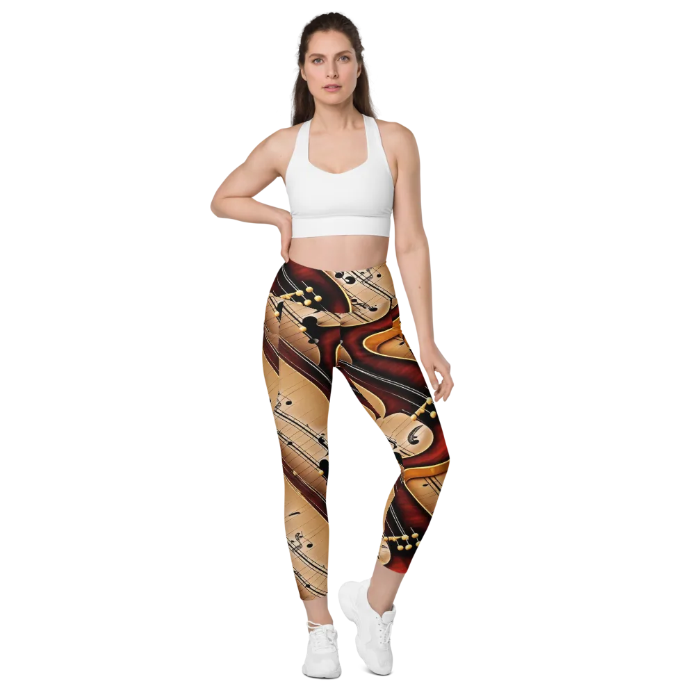 Velvet Virtuoso on Leggings with Pockets — Front