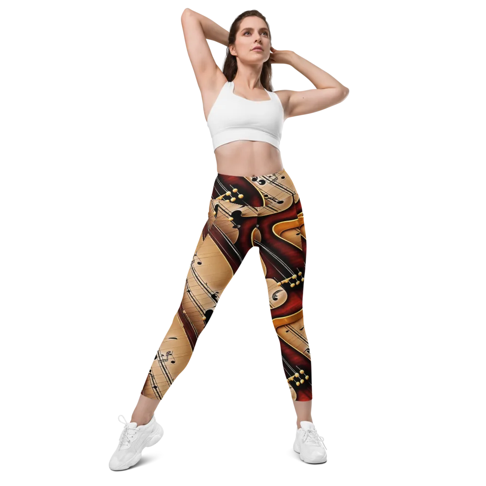 Velvet Virtuoso on Leggings with Pockets — Front