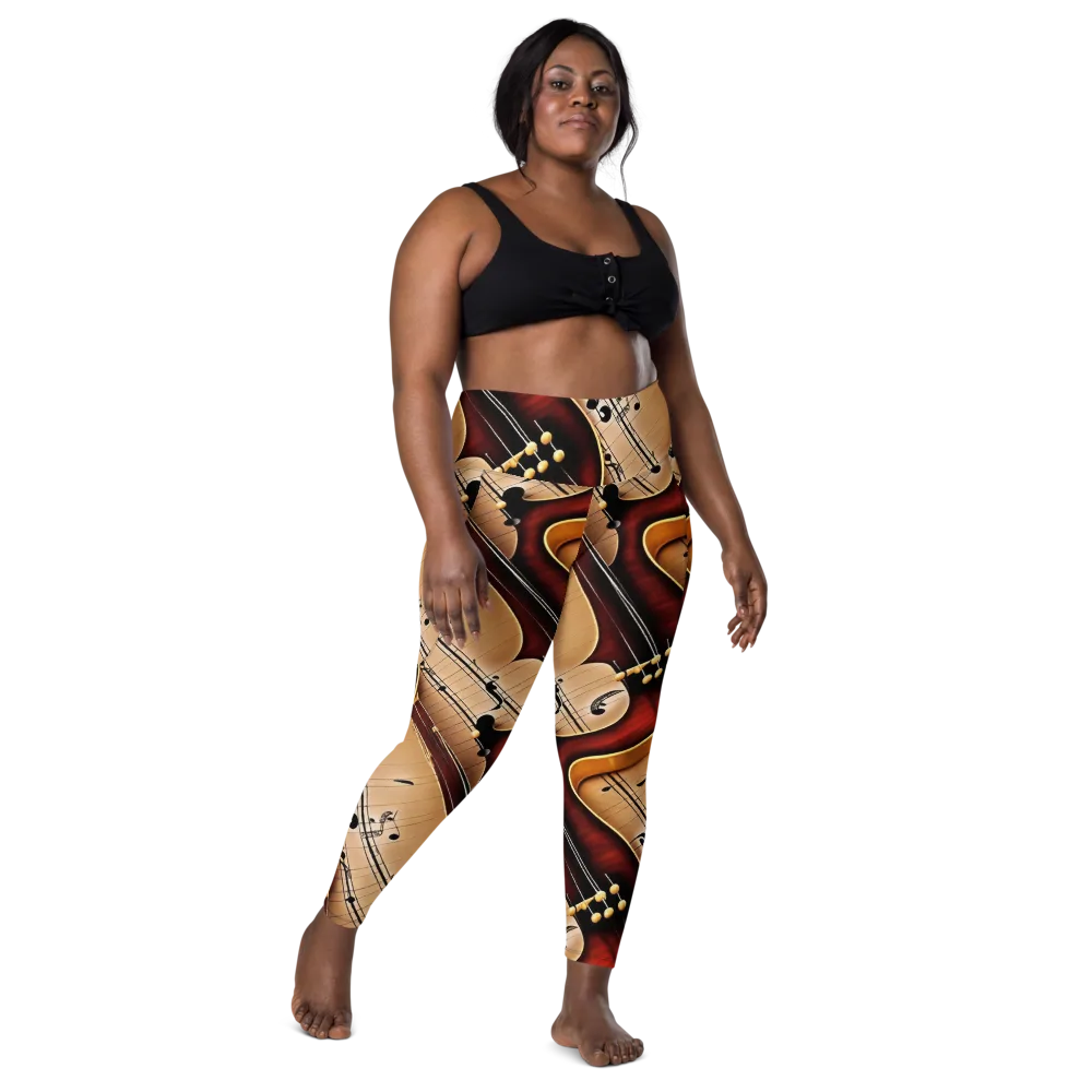 Velvet Virtuoso on Leggings with Pockets — Front