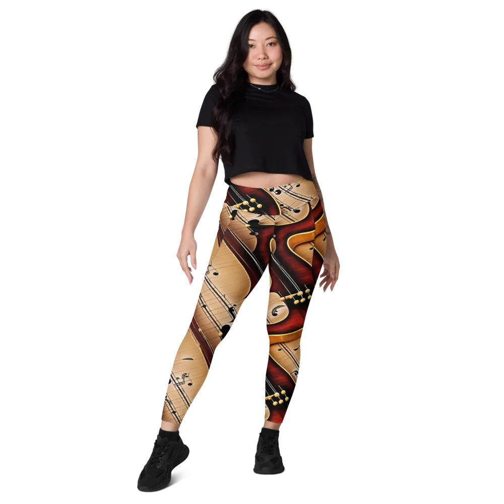 Velvet Virtuoso on Leggings with Pockets — Front