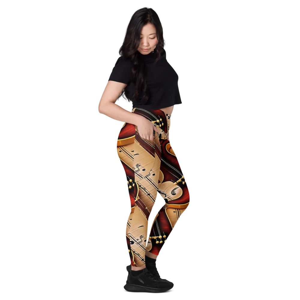 Velvet Virtuoso on Leggings with Pockets — Right