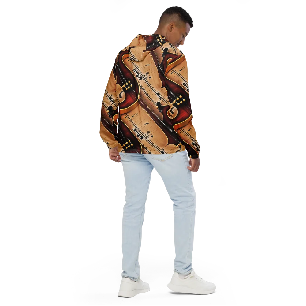 Velvet Virtuoso on Men's Windbreaker — Back