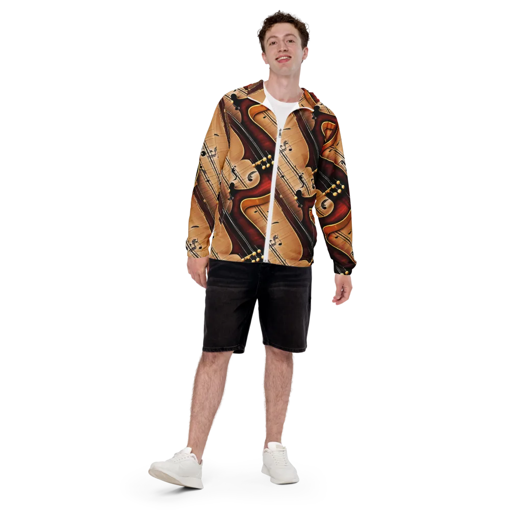 Velvet Virtuoso on Men's Windbreaker — Front