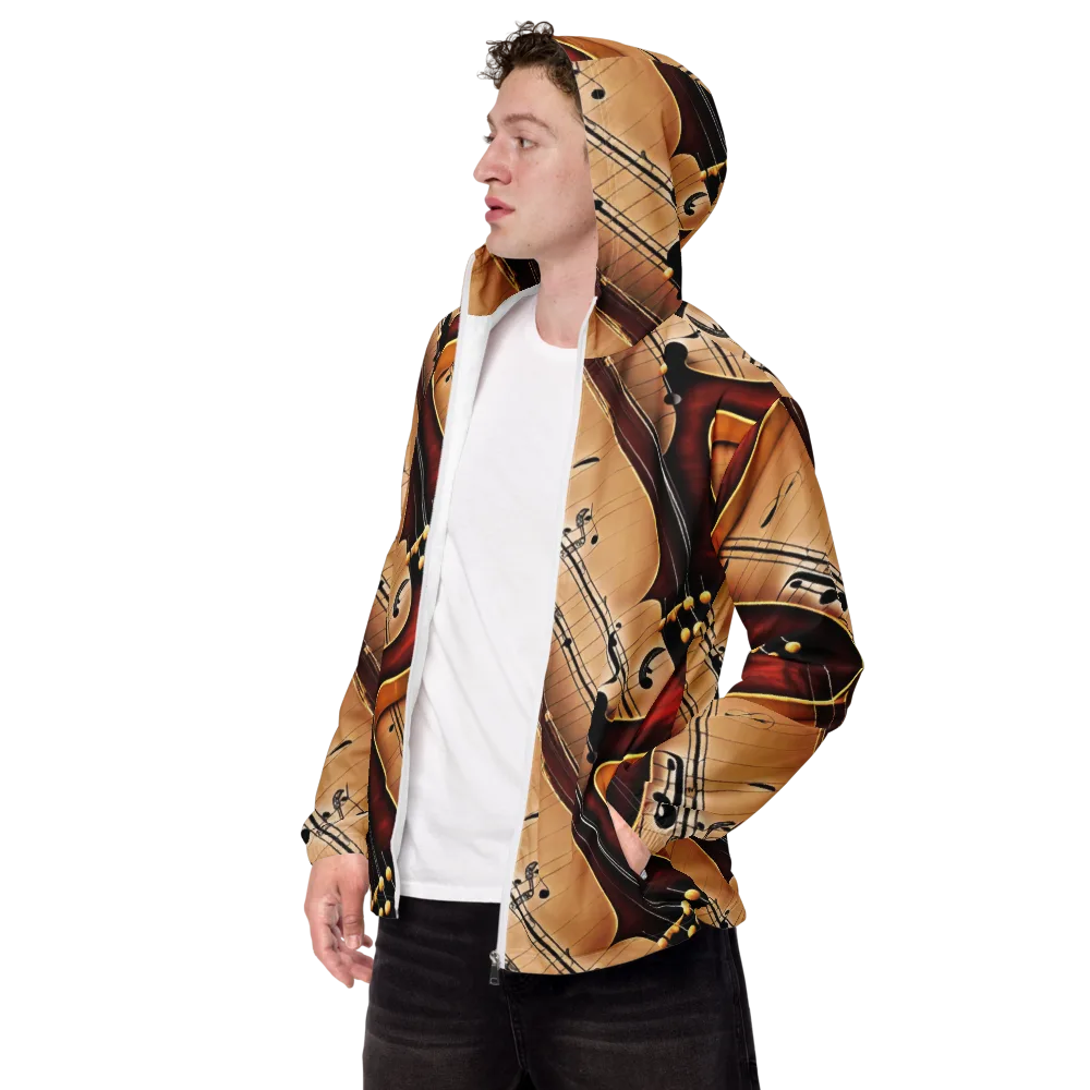 Velvet Virtuoso on Men's Windbreaker — Left Front