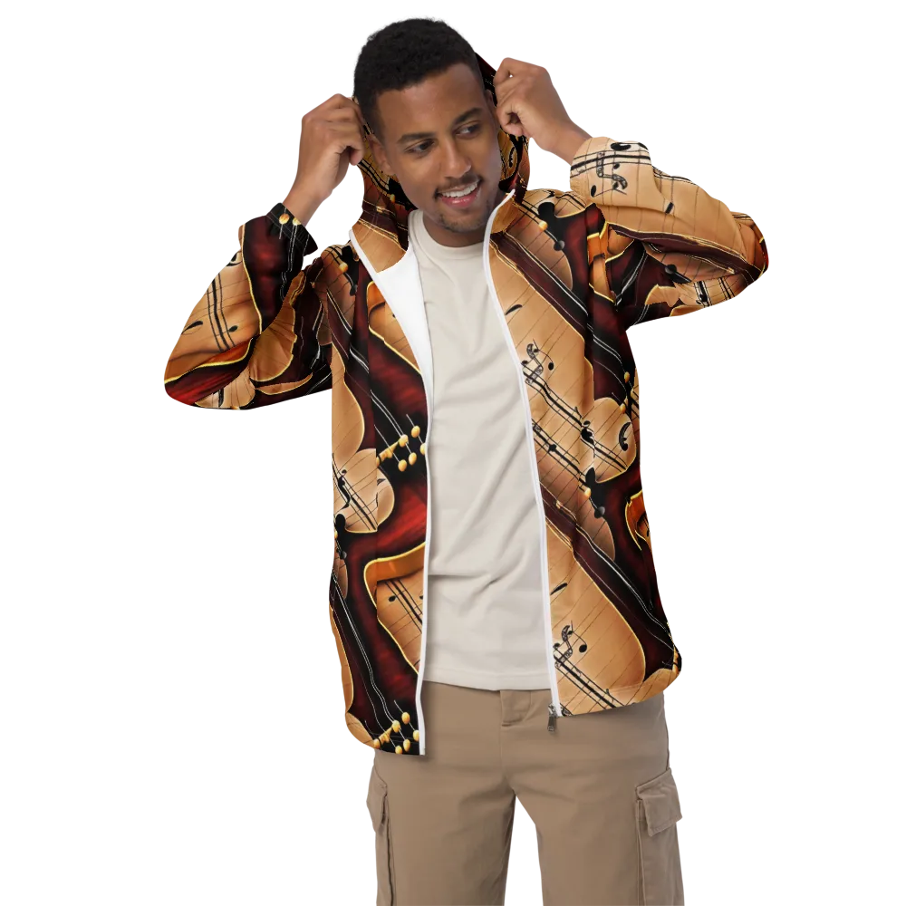 Velvet Virtuoso on Men's Windbreaker — Front