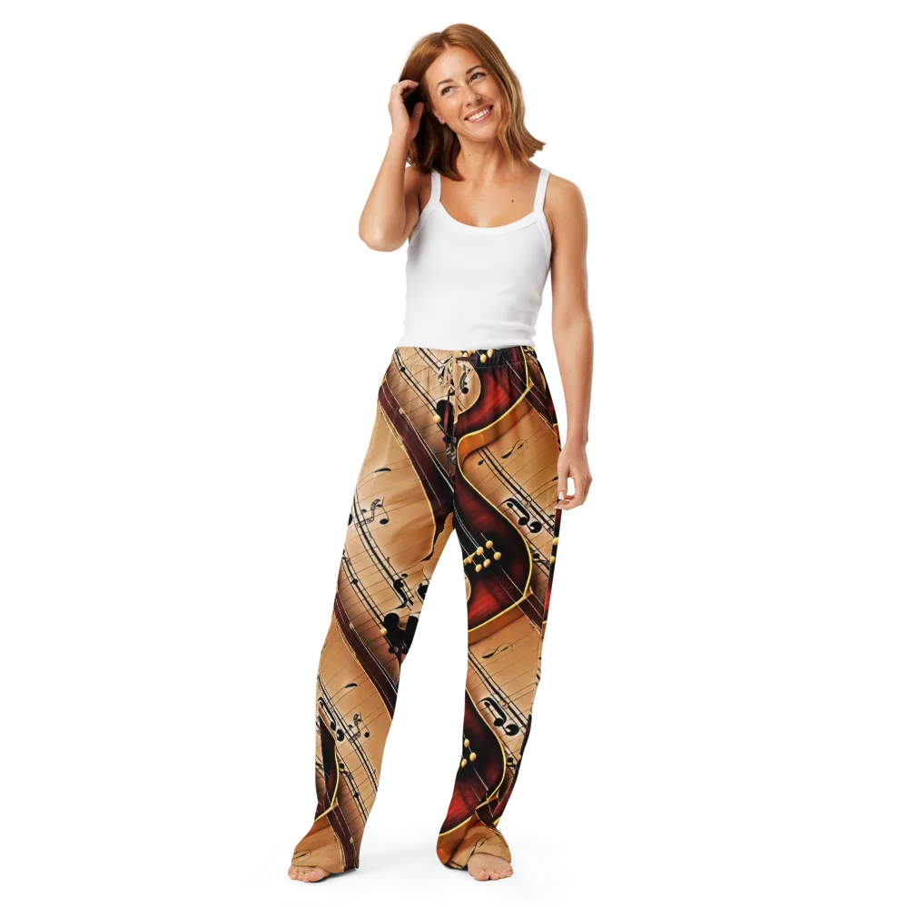 Velvet Virtuoso on Women's Pajama Pants — Front