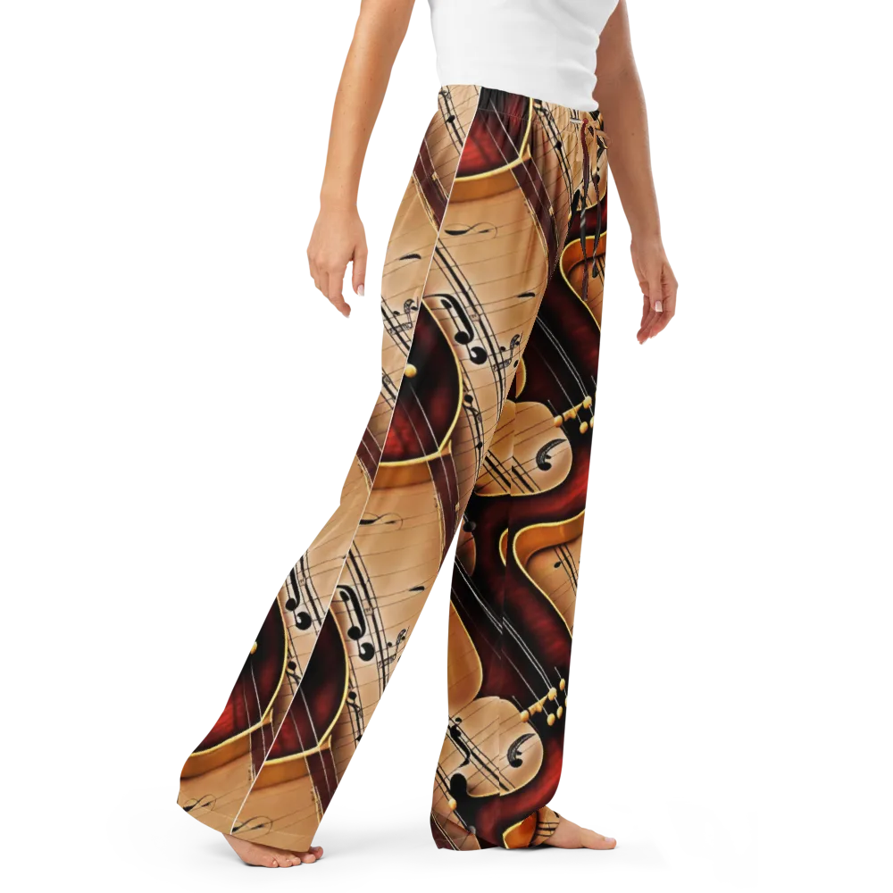 Velvet Virtuoso on Women's Pajama Pants — Right Front