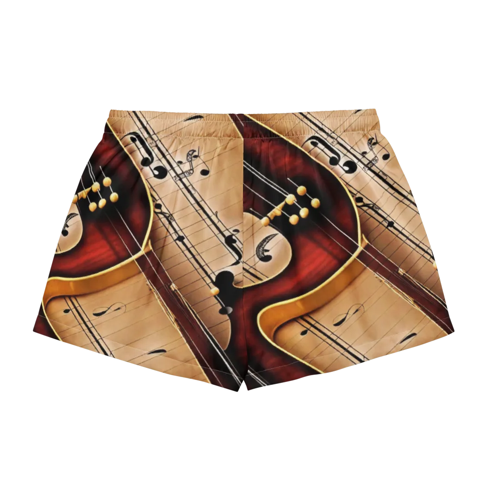 Velvet Virtuoso on Women's Pajama Shorts — Back