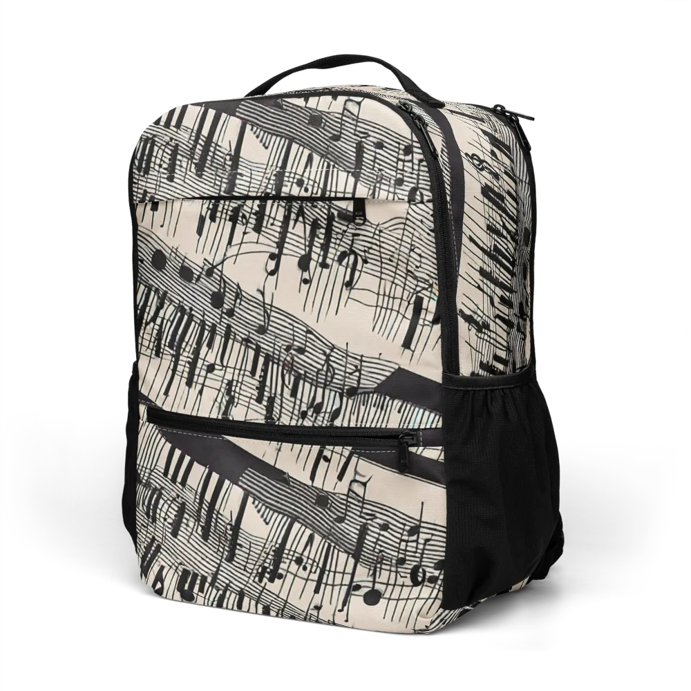Noir Crescendo on Utility Backpack — Left Front