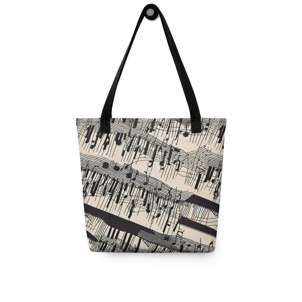 Noir Crescendo on Tote Bag — Front