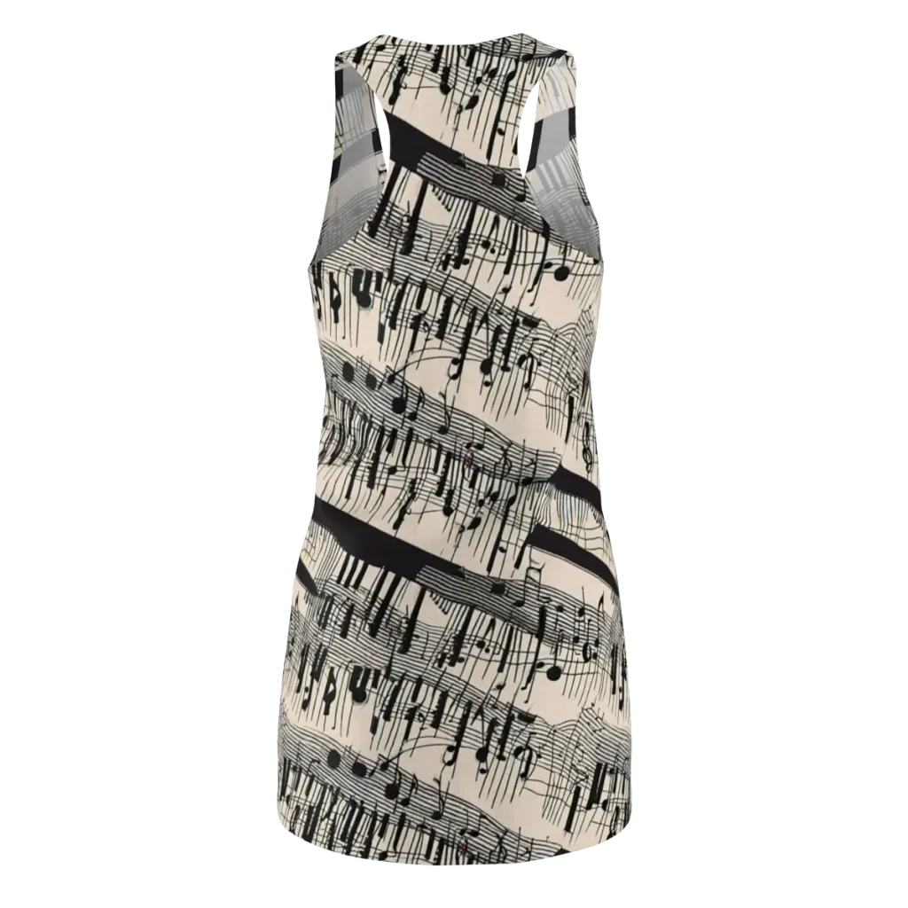 Noir Crescendo on Racerback Dress — Back