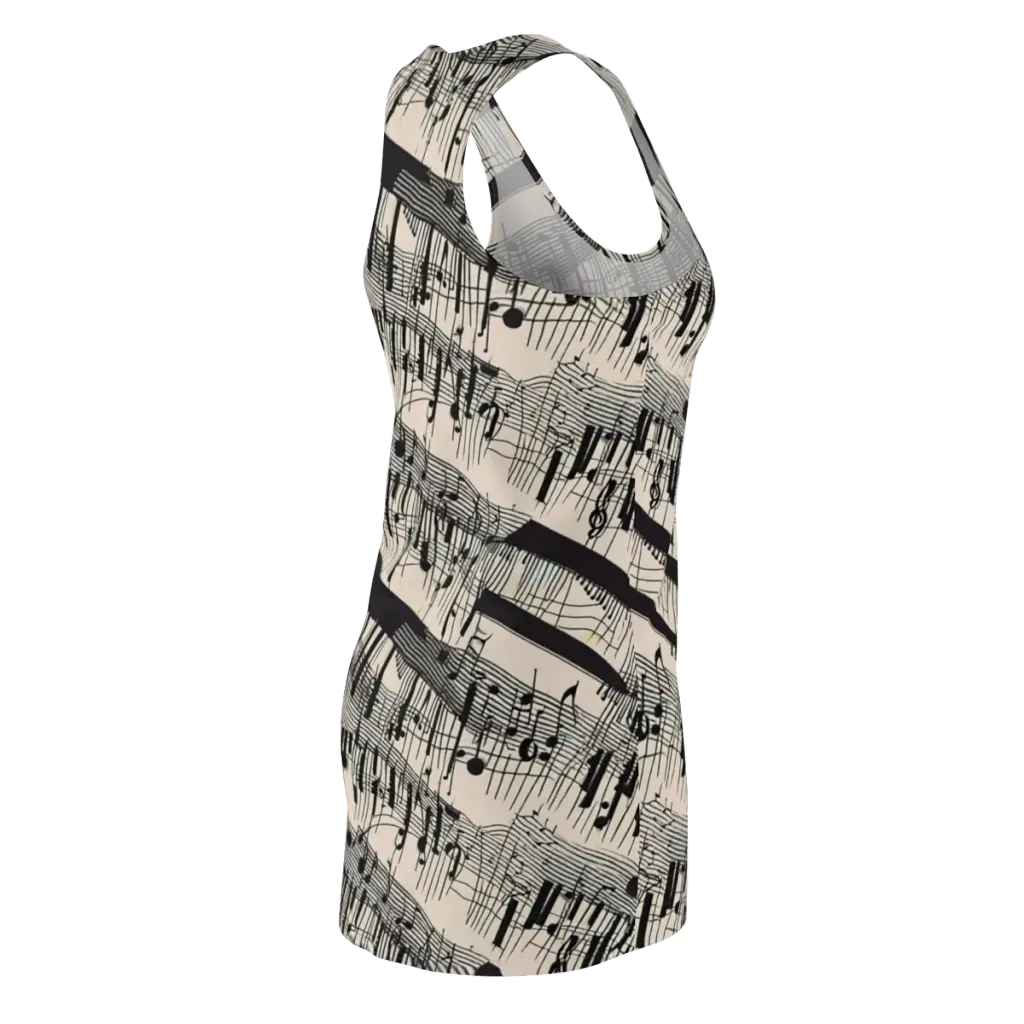 Noir Crescendo on Racerback Dress — Back Side