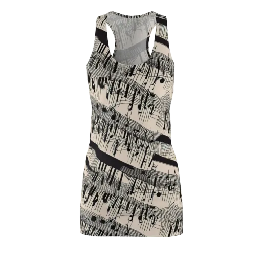 Noir Crescendo on a Racerback Dress