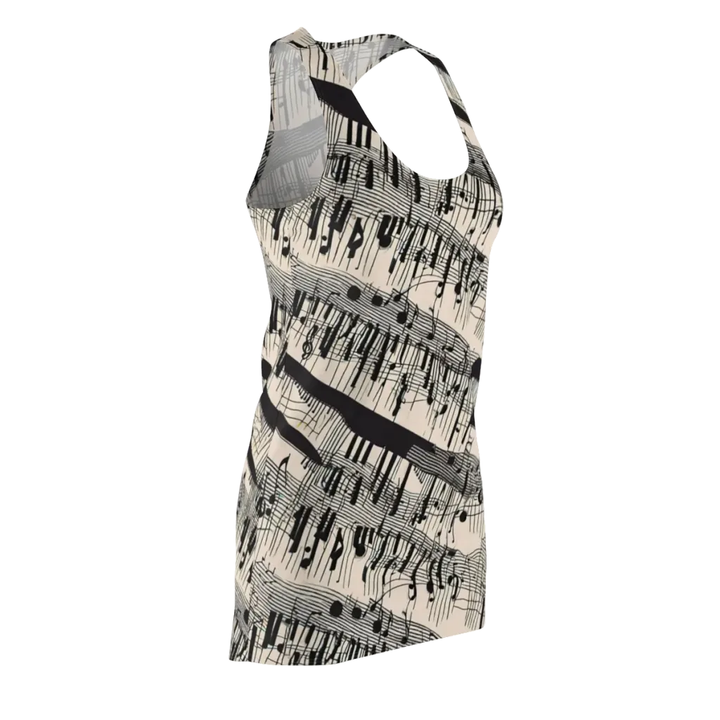 Noir Crescendo on Racerback Dress — Front Side
