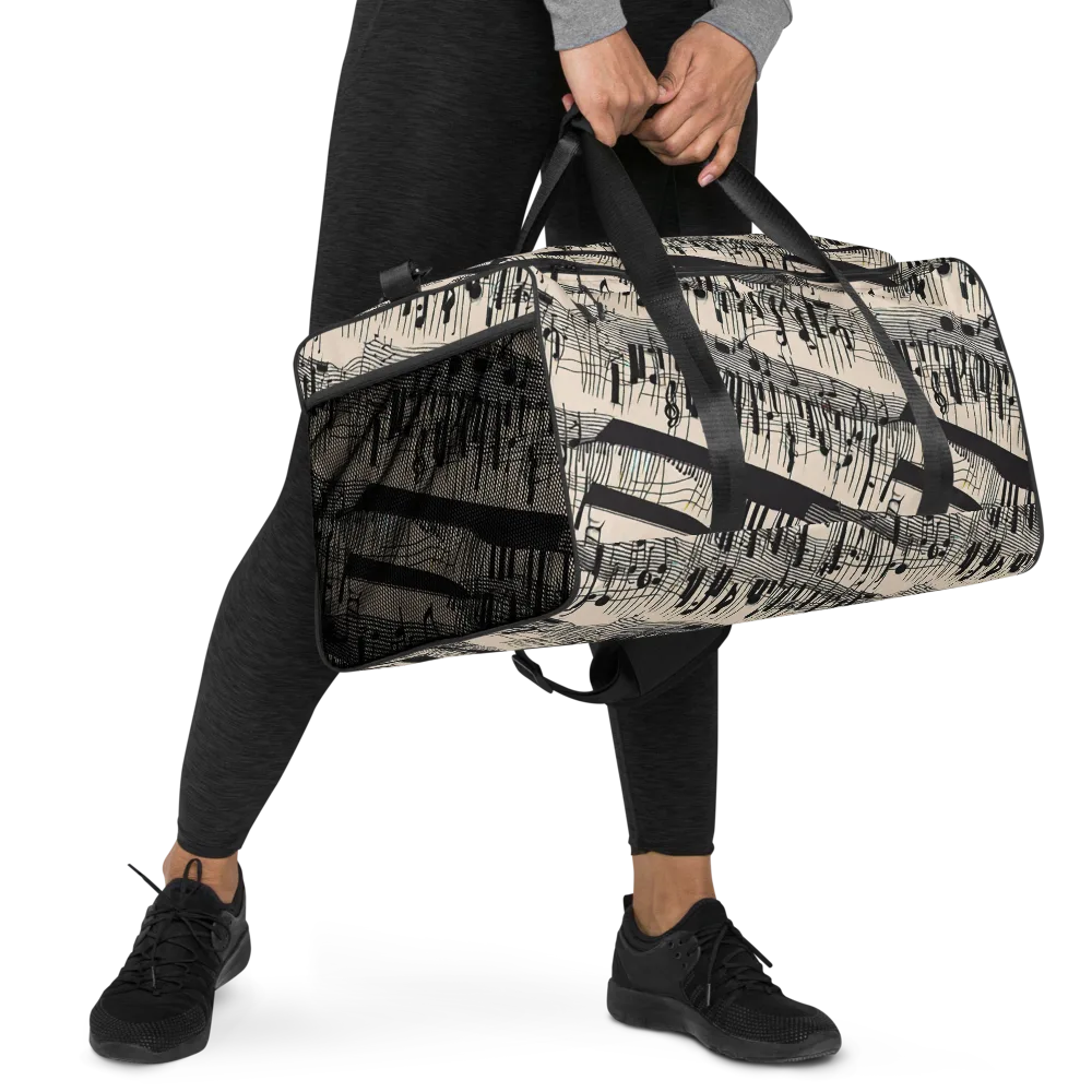 Noir Crescendo on Duffle Bag — Right Front