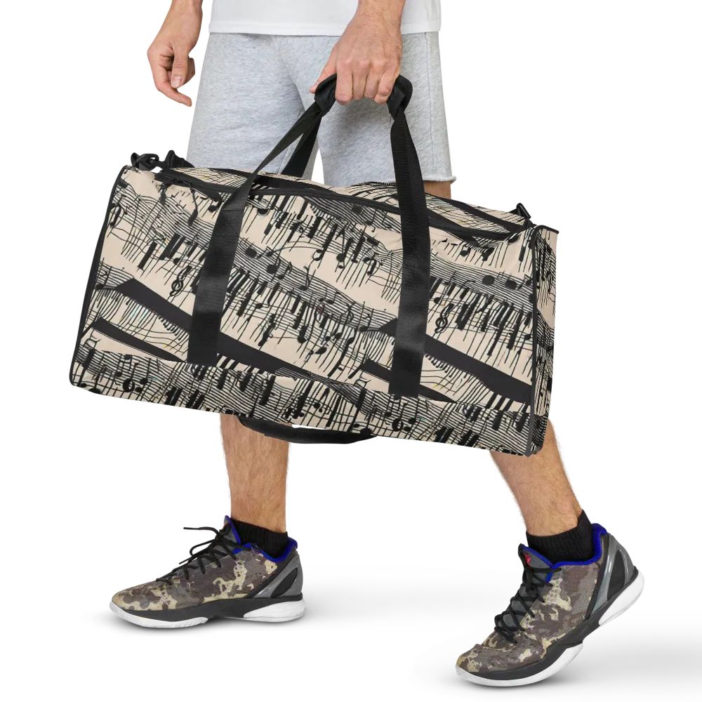 Noir Crescendo on Duffle Bag — Front