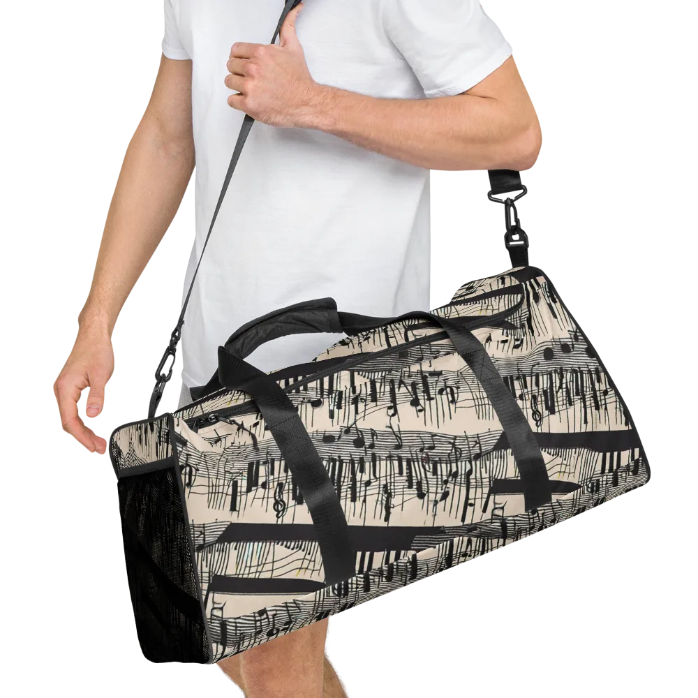 Noir Crescendo on Duffle Bag — Right Front