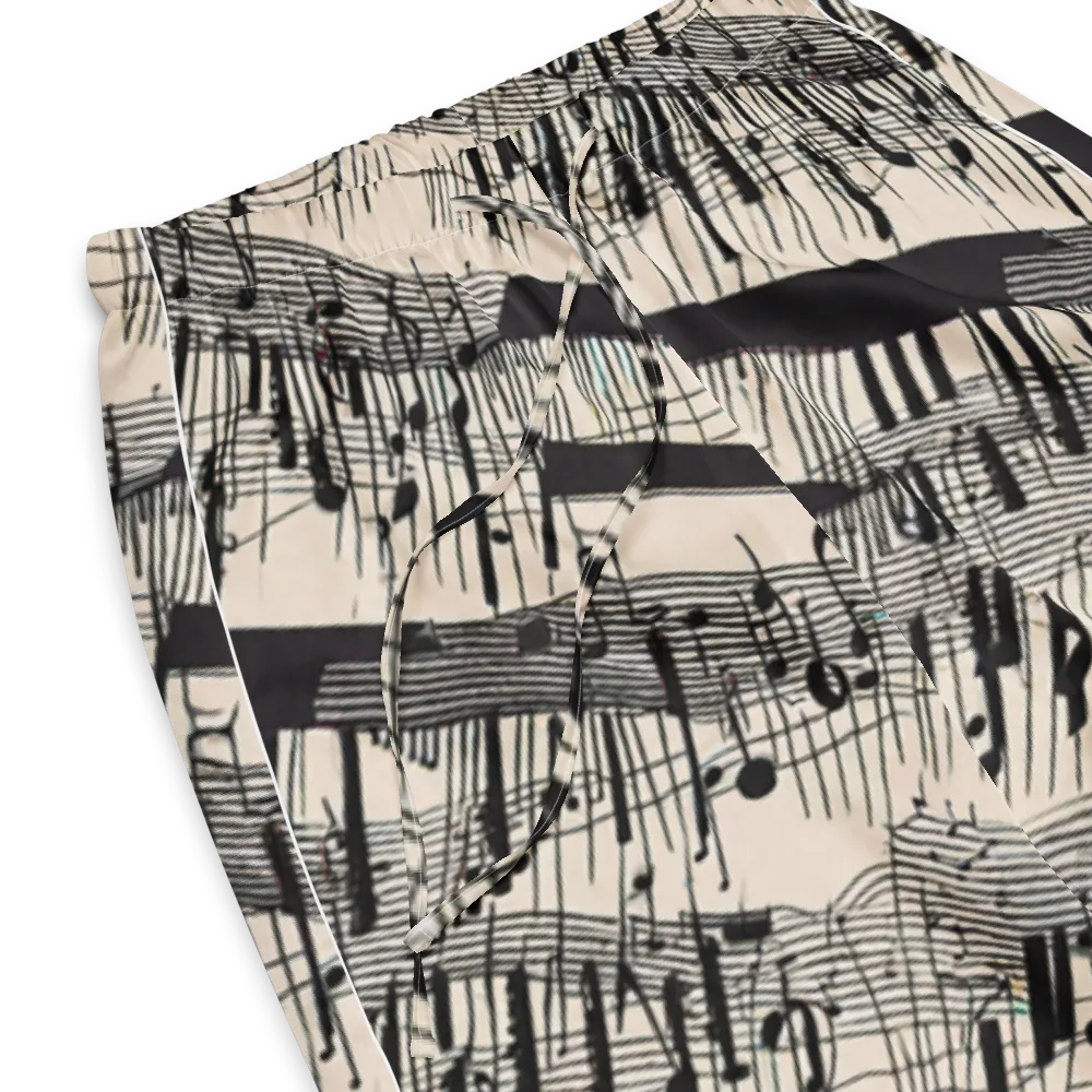 Noir Crescendo on Women's Pajama Pants — Product details