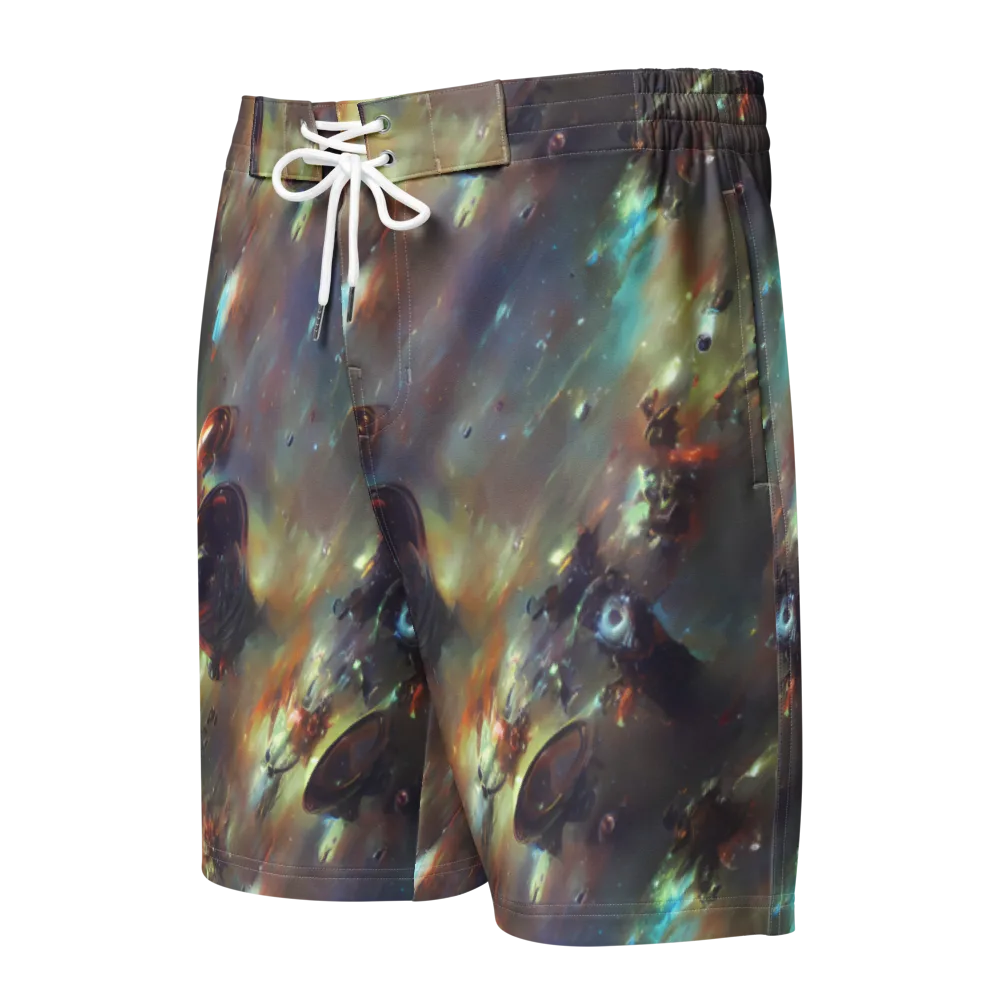 Chaos Crescendo on Men's Board Shorts — Front