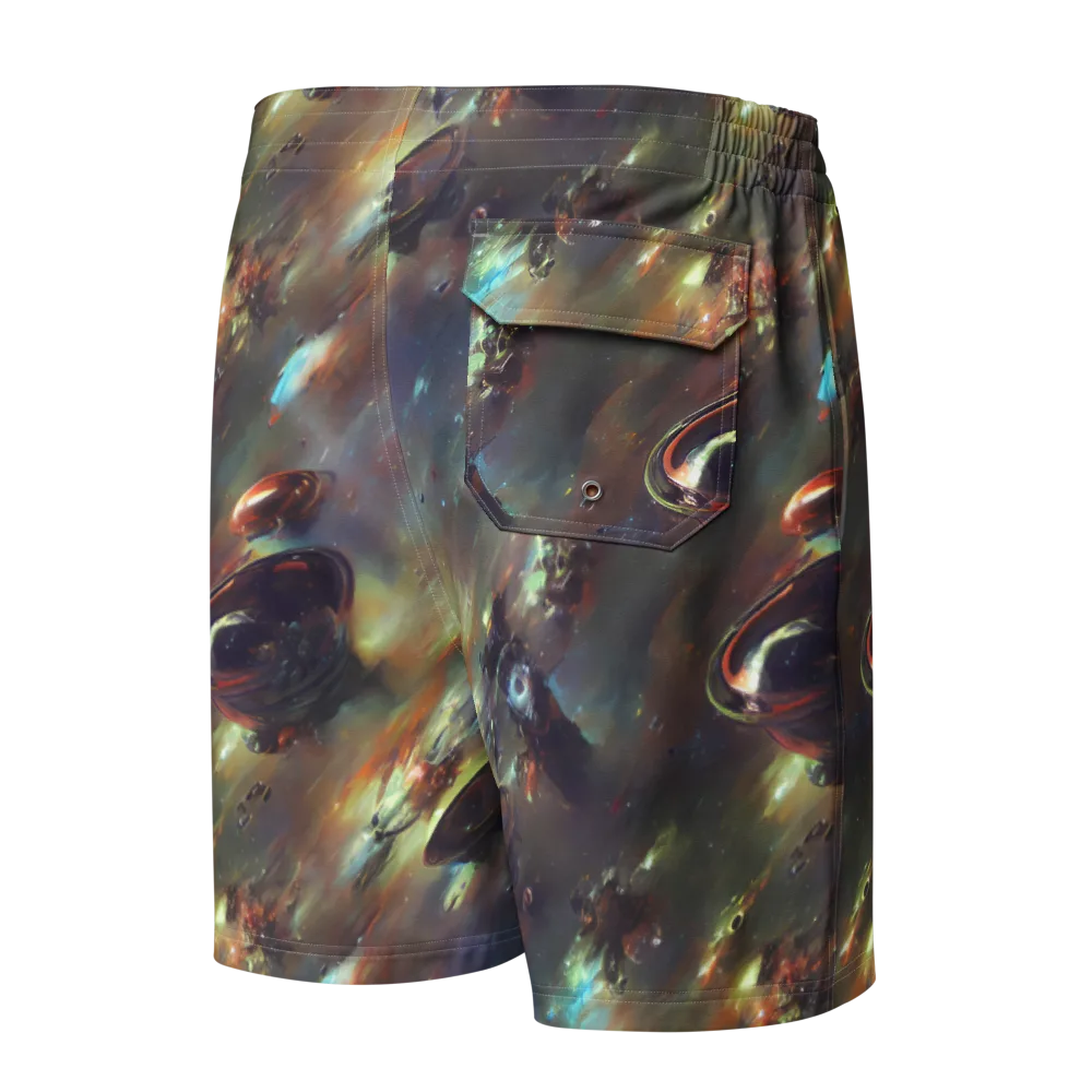 Chaos Crescendo on Men's Board Shorts — Back