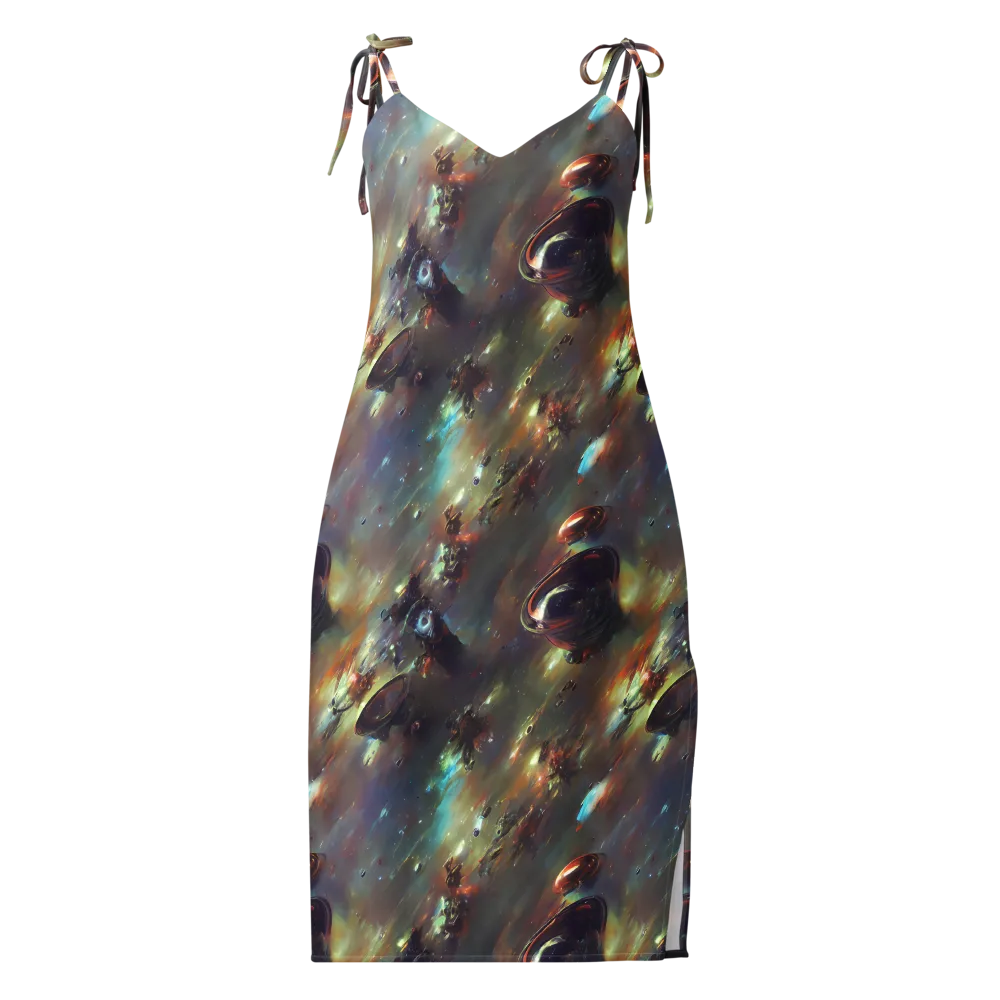 Chaos Crescendo on Slip Dress — Front