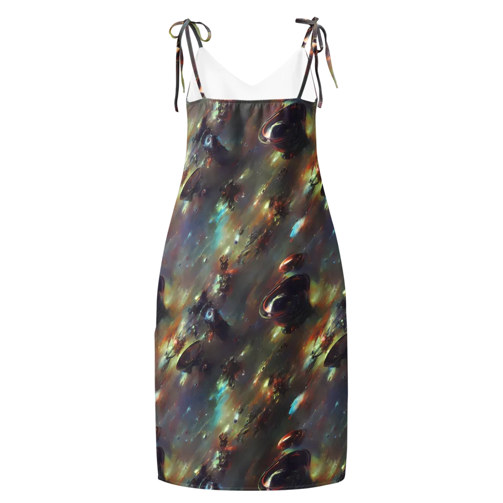Chaos Crescendo on Slip Dress — Back