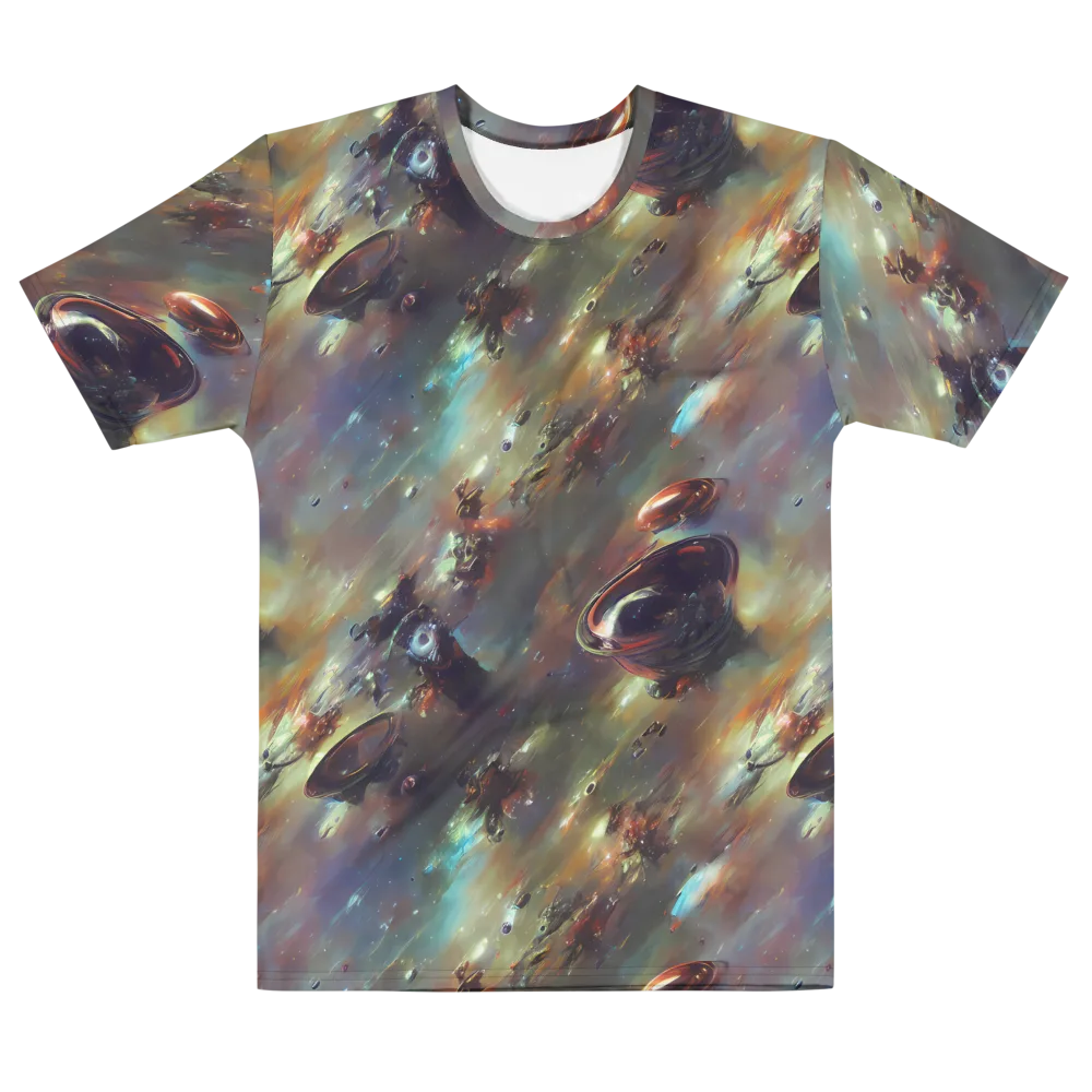 Chaos Crescendo on Men's Cotton Crew Neck T-Shirt — Front