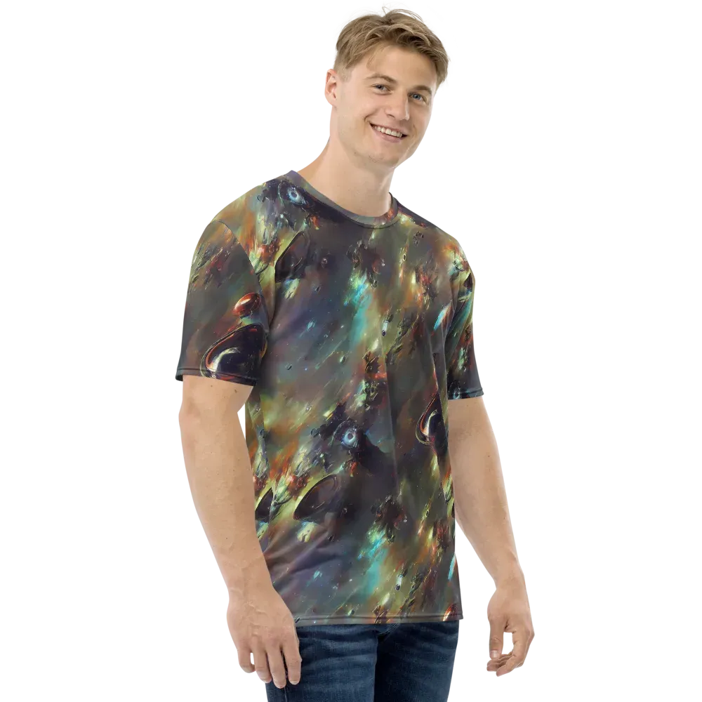 Chaos Crescendo on Men's Crew Neck T-Shirt — Right
