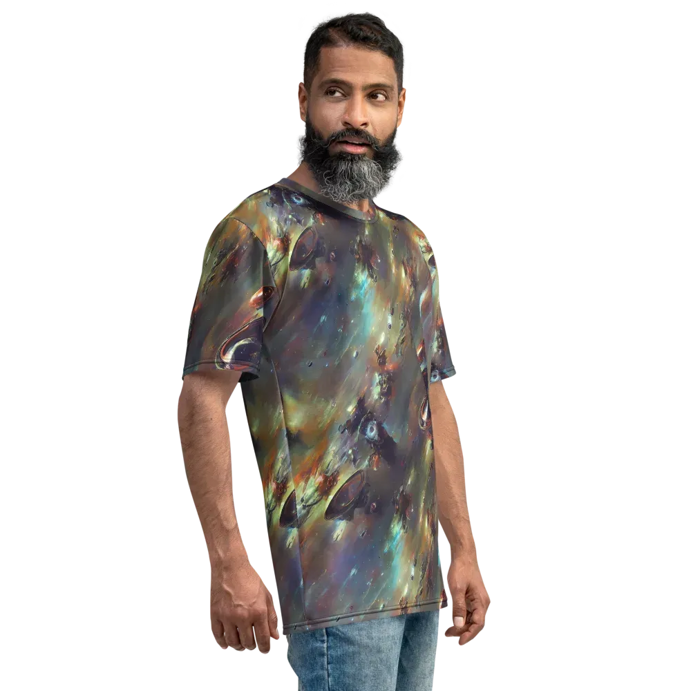 Chaos Crescendo on Men's Crew Neck T-Shirt — Right