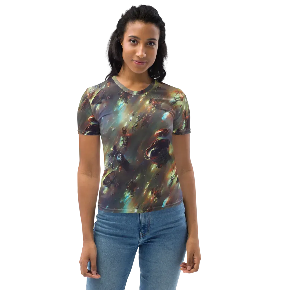 Chaos Crescendo on Women's Crew Neck T-Shirt — Front