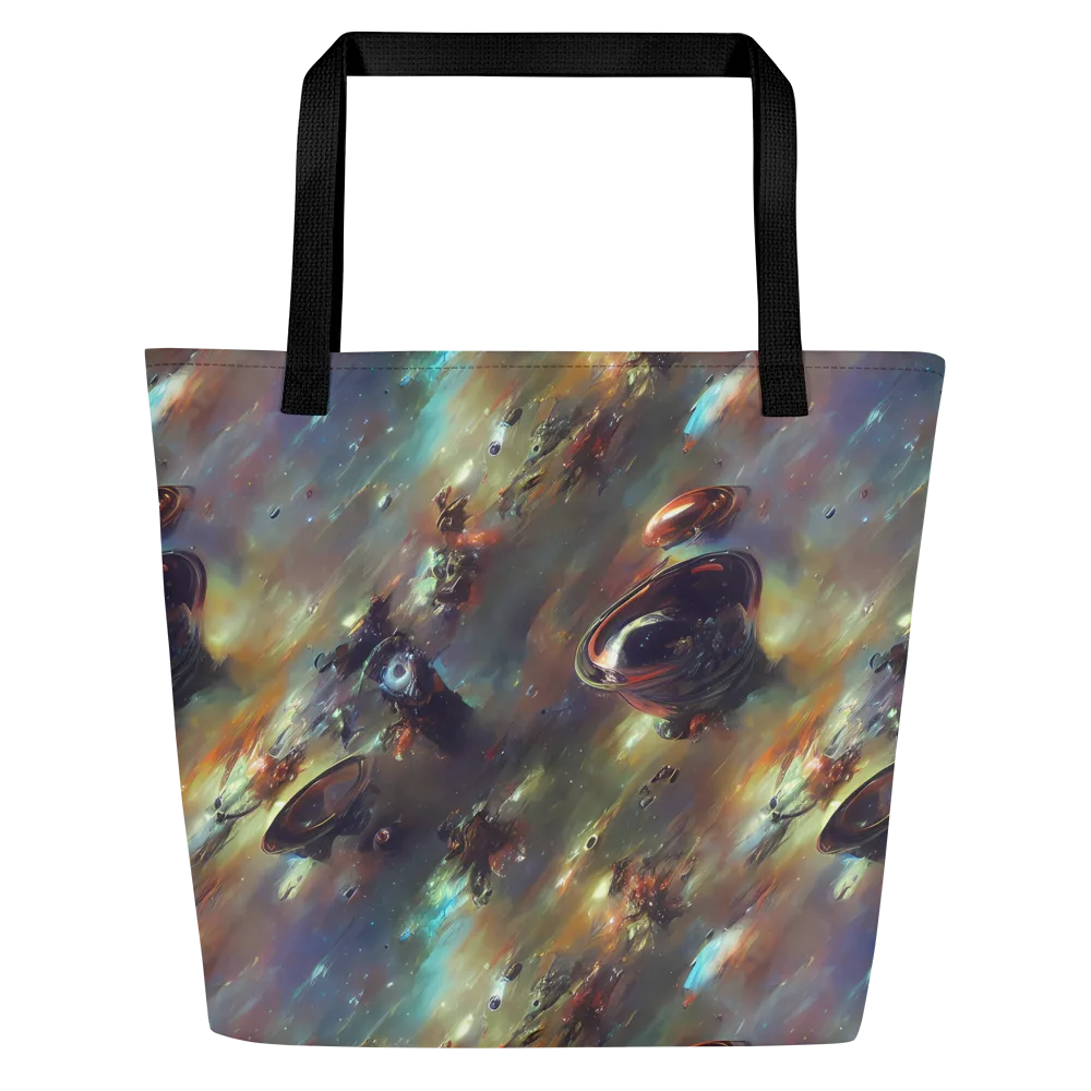 Chaos Crescendo on Large Tote Bag W/ Pocket — Front