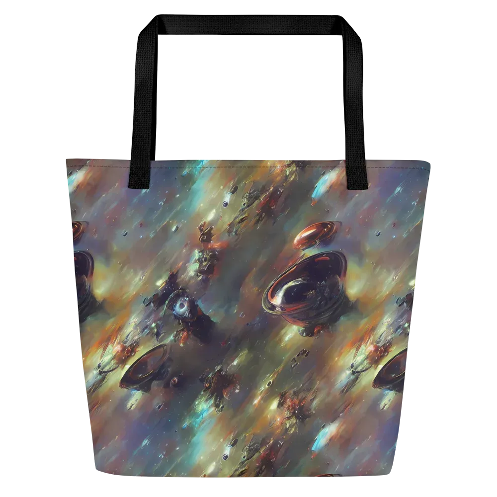 Chaos Crescendo on Large Tote Bag W/ Pocket — Front