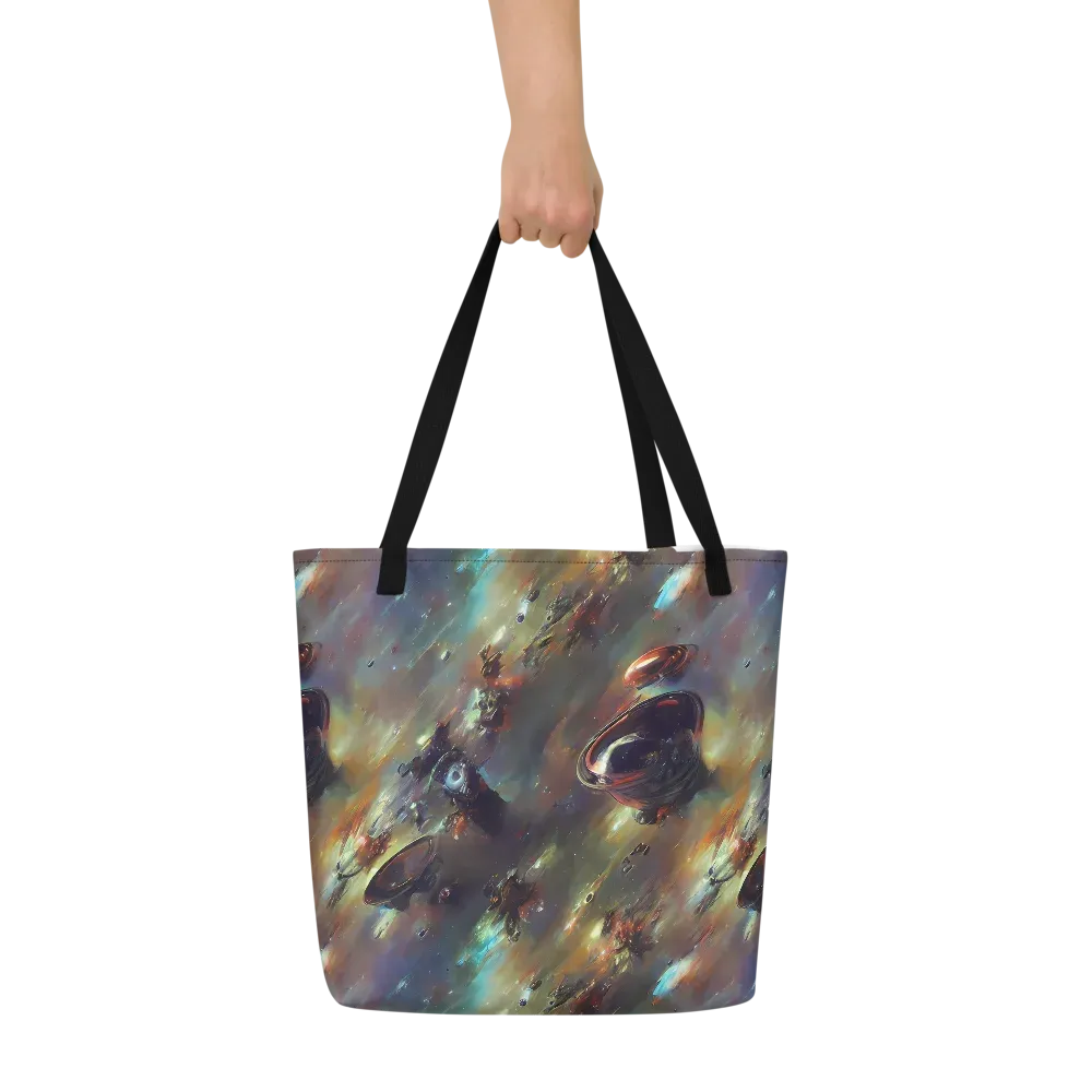 Chaos Crescendo on Large Tote Bag W/ Pocket — Front