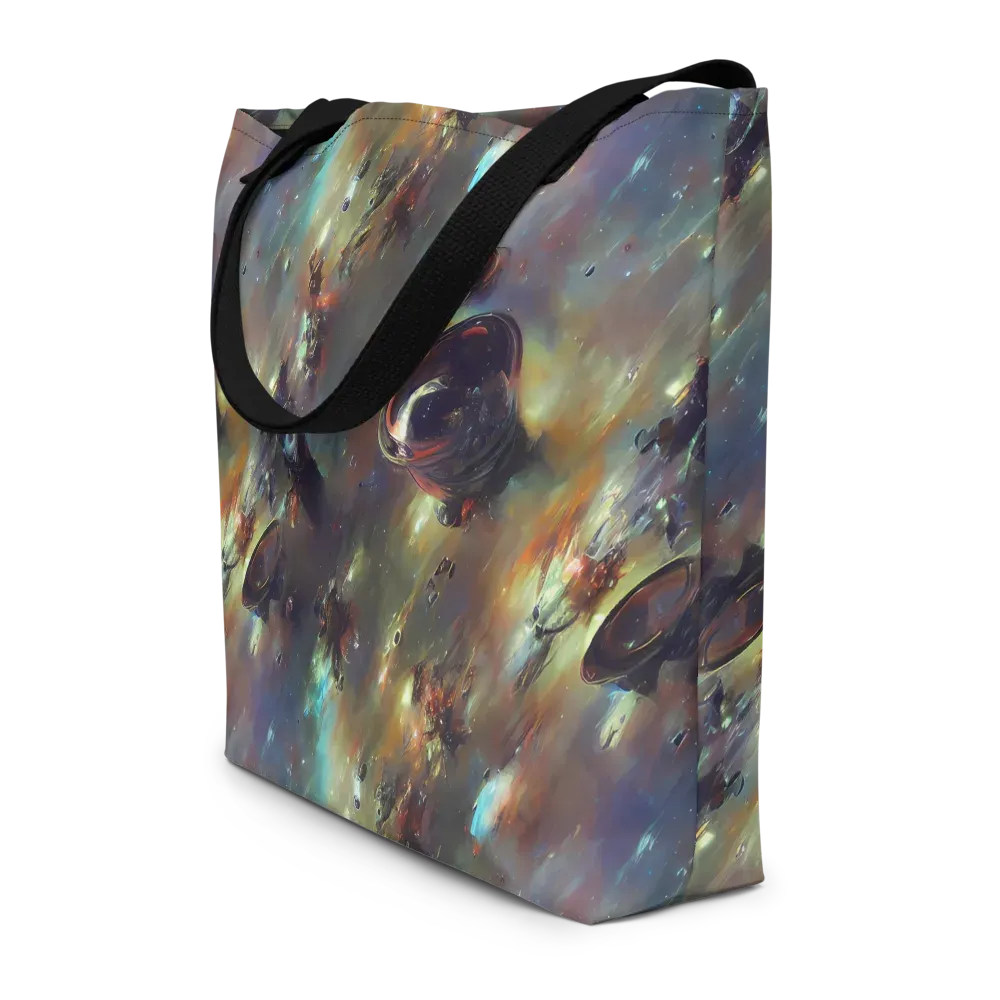 Chaos Crescendo on Large Tote Bag W/ Pocket — Front