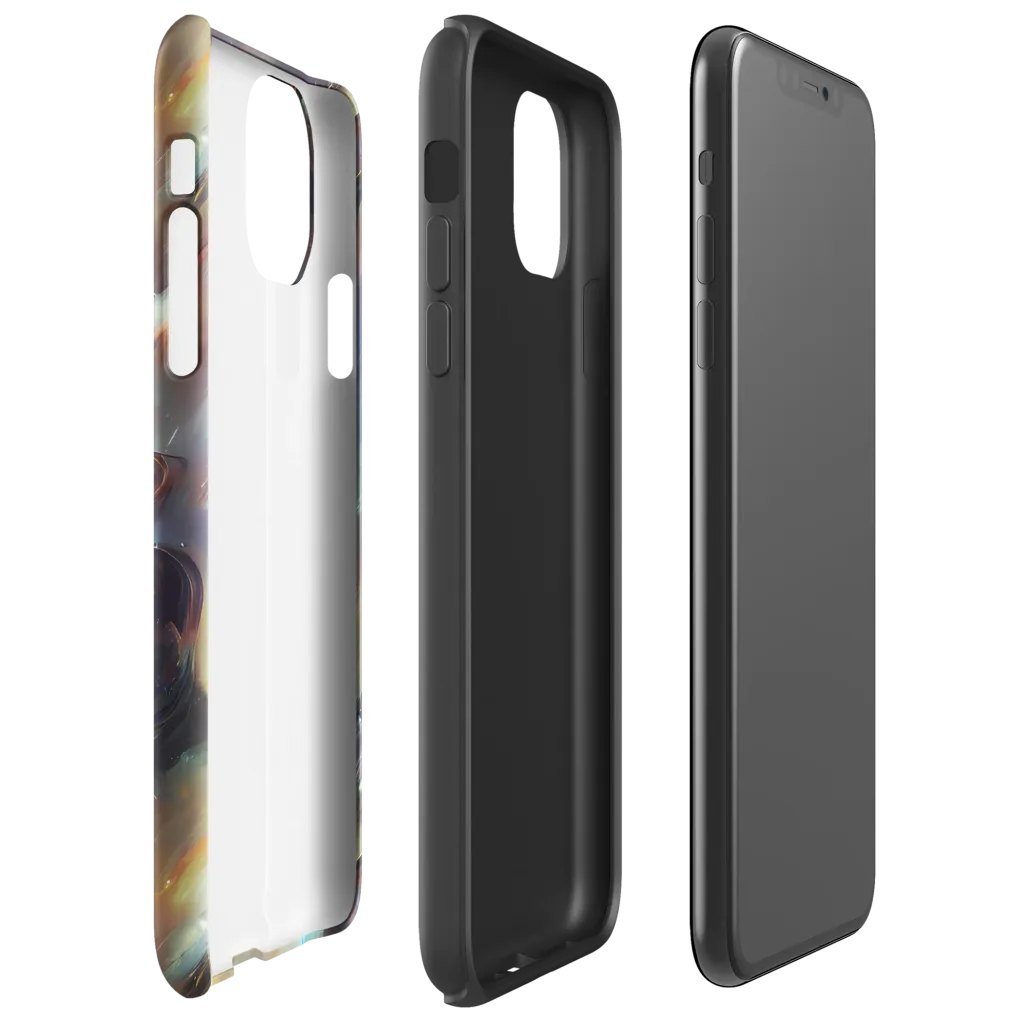 Chaos Crescendo on Tough Case for iPhone® — Right