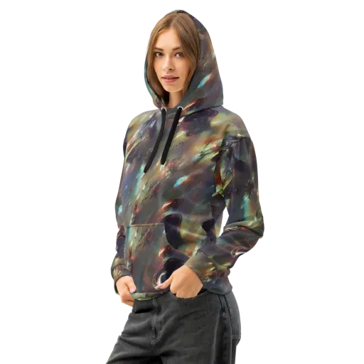 Chaos Crescendo on a Cotton Hoodie