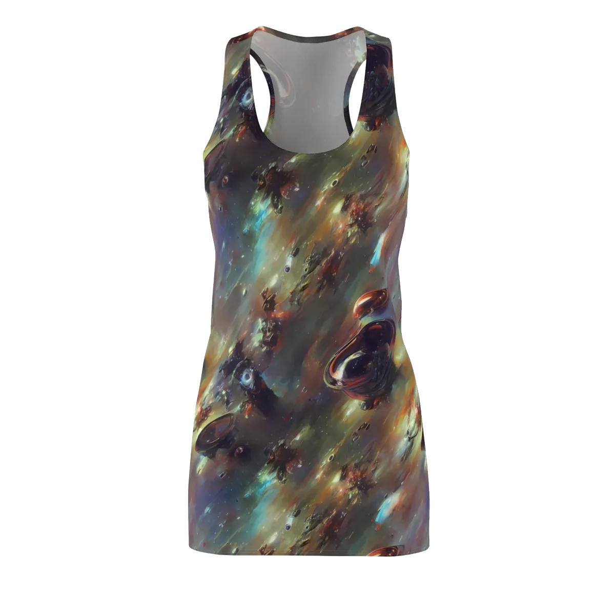 Chaos Crescendo on Racerback Dress — Front