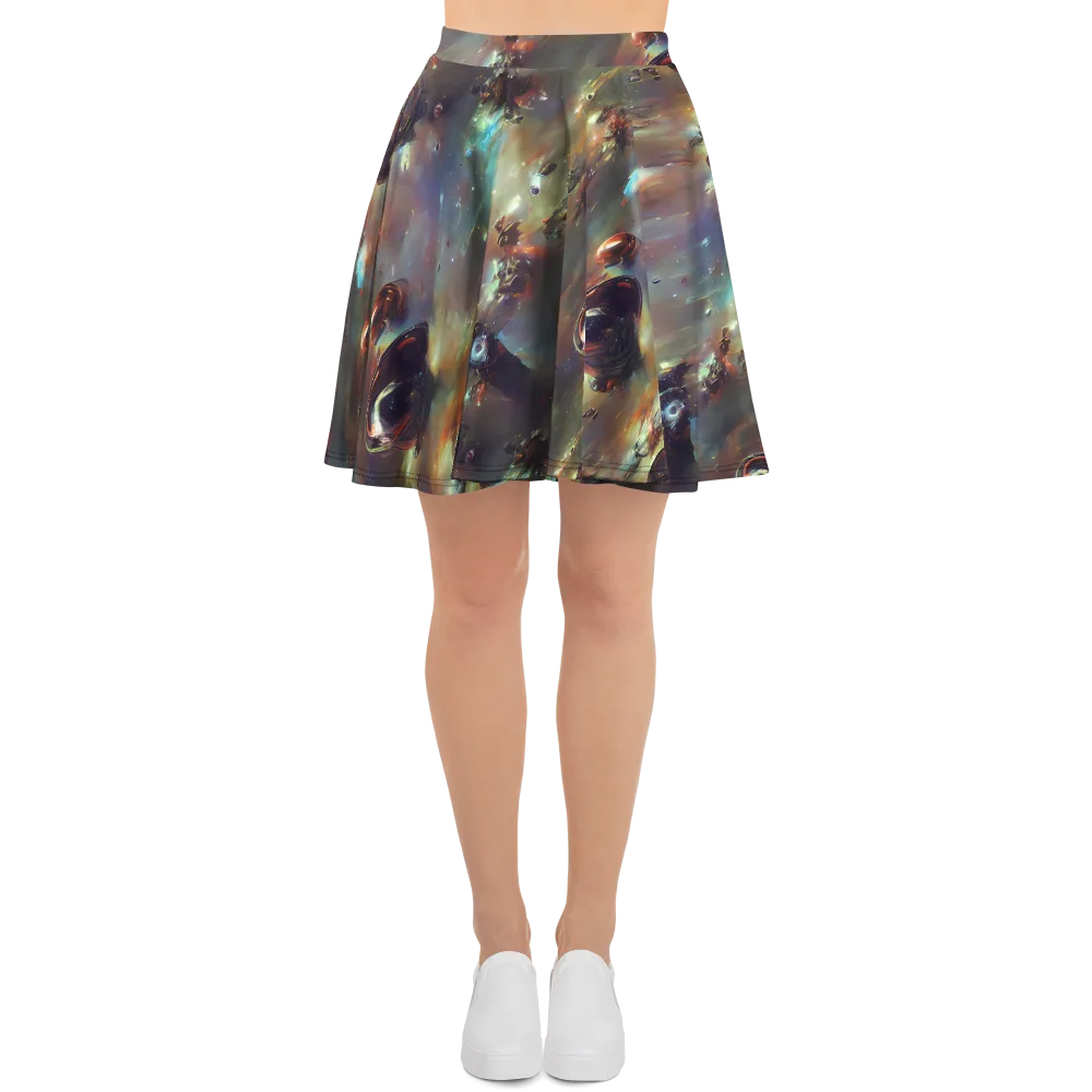 Chaos Crescendo on Skater Skirt — Front