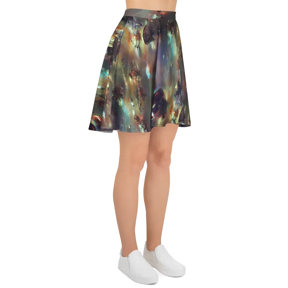 Chaos Crescendo on Skater Skirt — Right