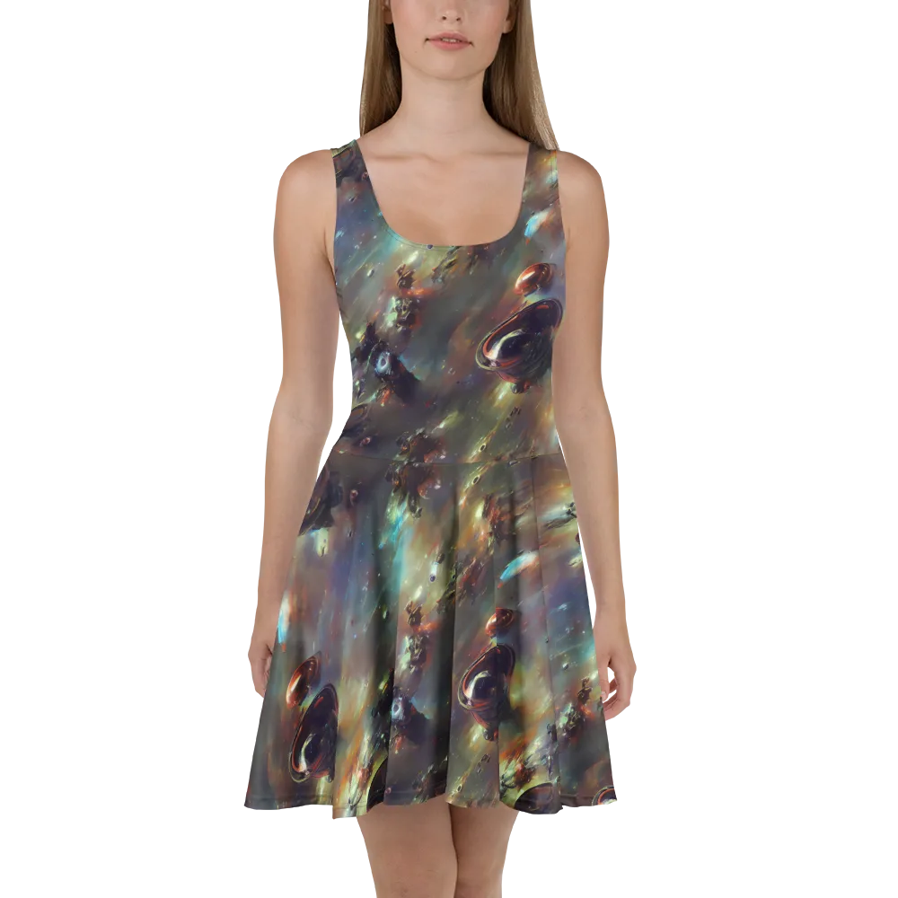 Chaos Crescendo on Skater Dress — Front
