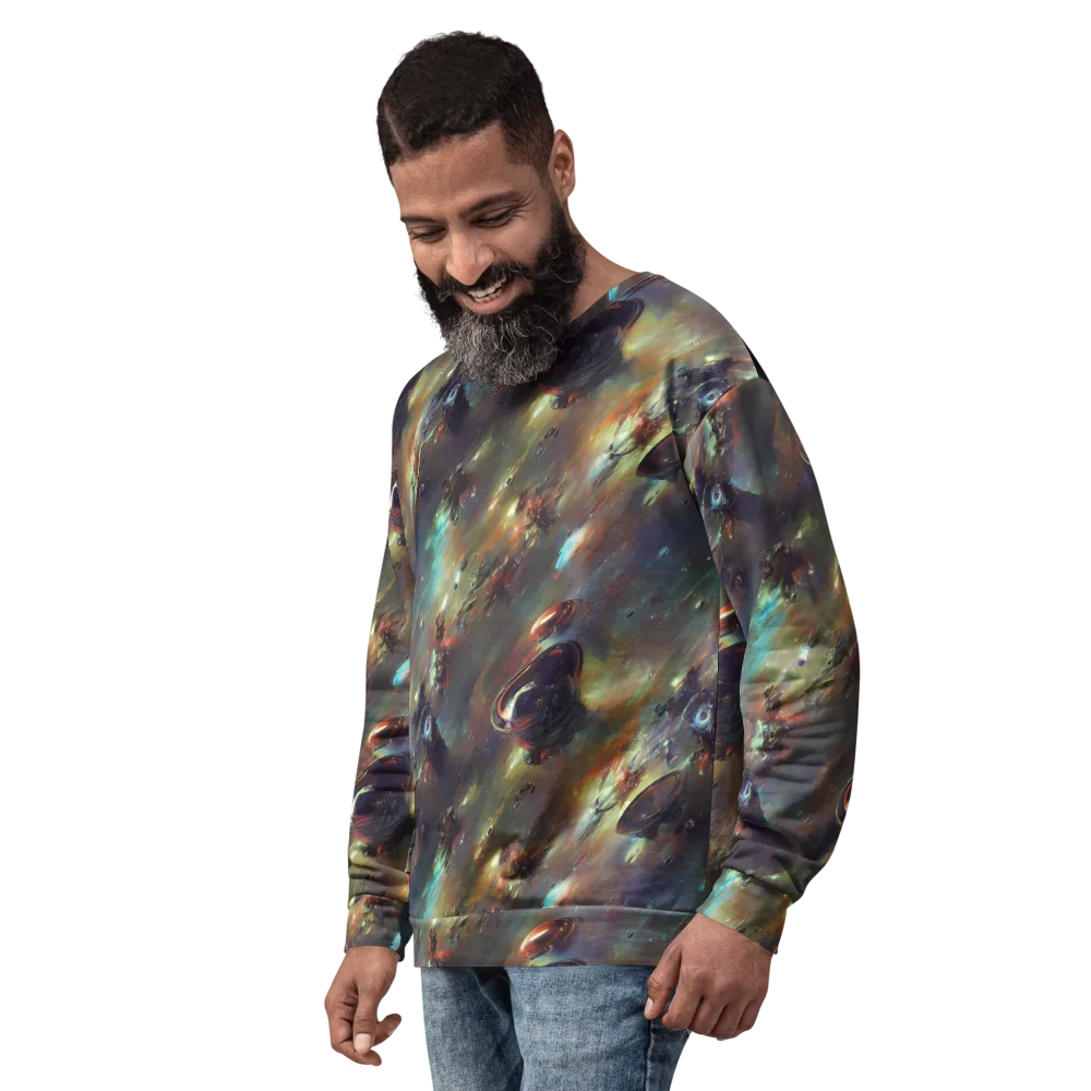 Chaos Crescendo on Sweatshirt — Left Front