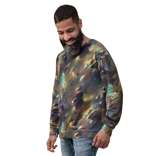 Chaos Crescendo on a Sweatshirt