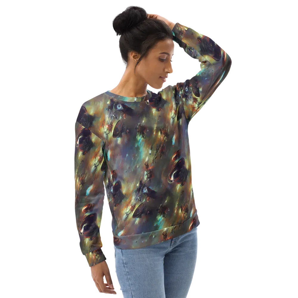 Chaos Crescendo on Sweatshirt — Right Front