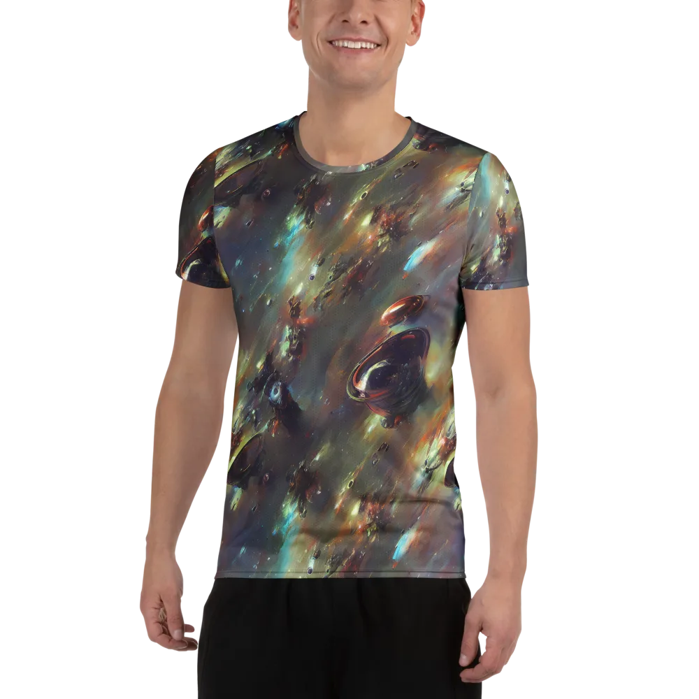 Chaos Crescendo on Men's Athletic T-Shirt — Front