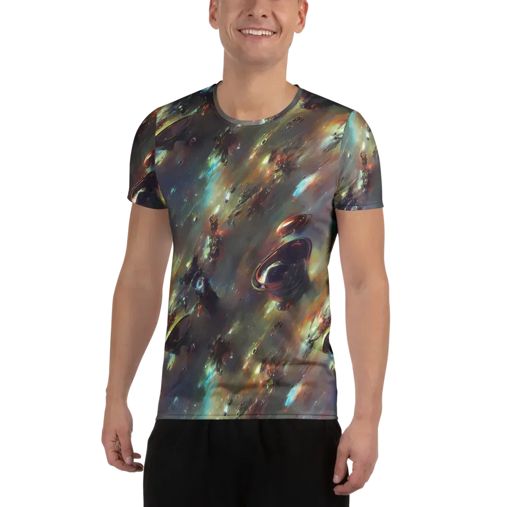 Chaos Crescendo on Men's Athletic T-Shirt — Front