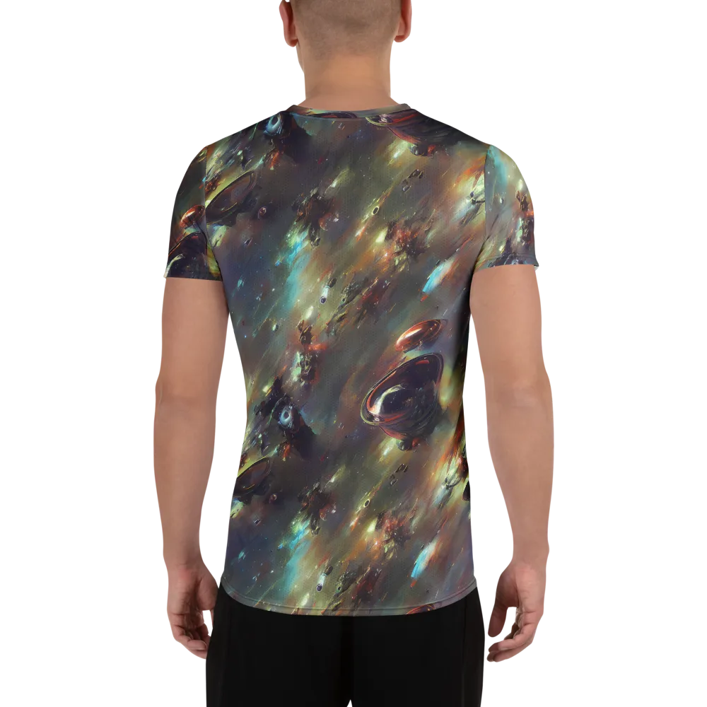 Chaos Crescendo on Men's Athletic T-Shirt — Back