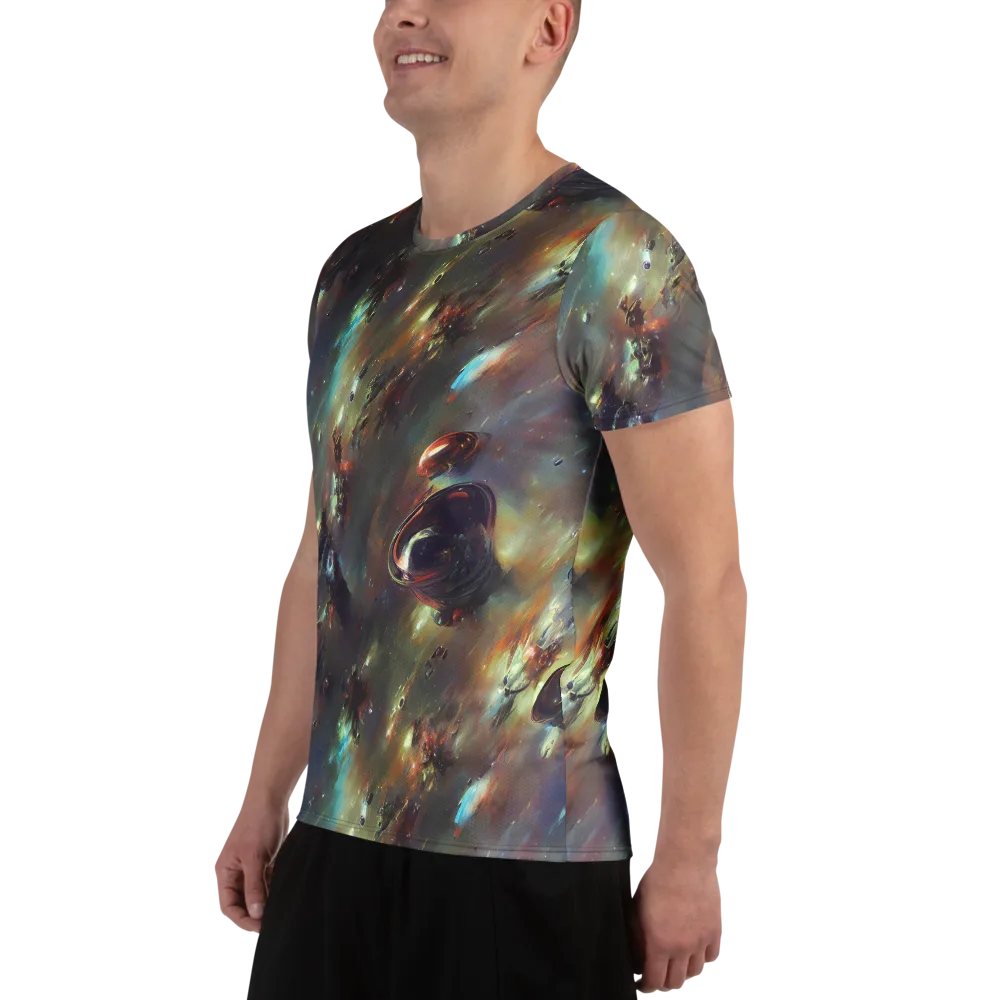 Chaos Crescendo on Men's Athletic T-Shirt — Left