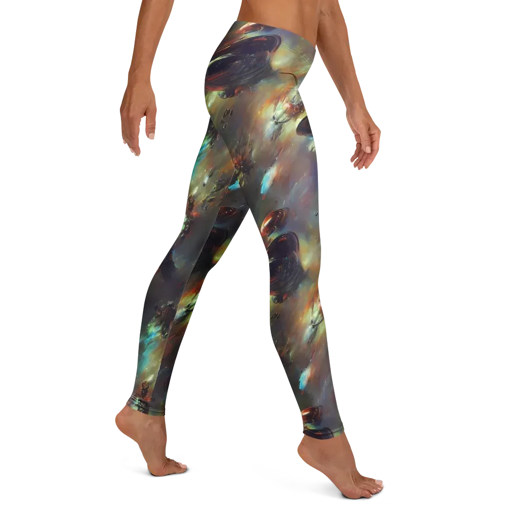 Chaos Crescendo on Leggings — Right