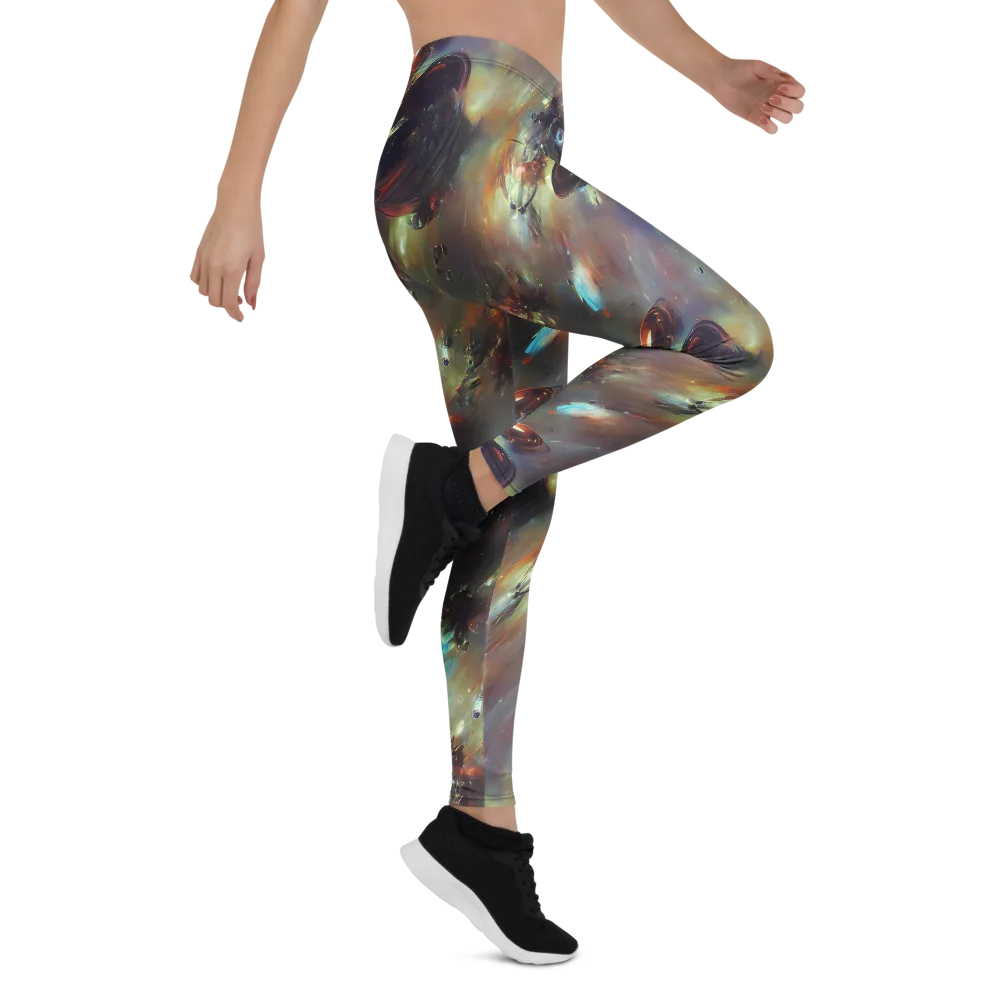 Chaos Crescendo on Leggings — Right
