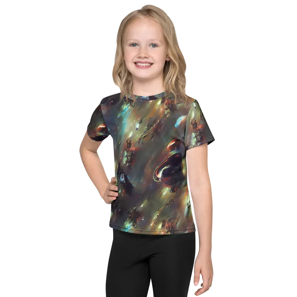 Chaos Crescendo on Kids Crew Neck T-Shirt — Front